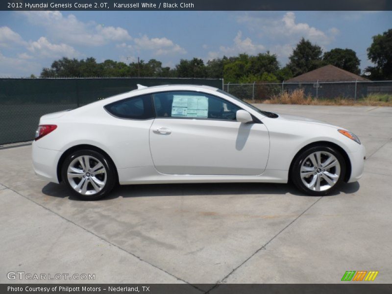  2012 Genesis Coupe 2.0T Karussell White