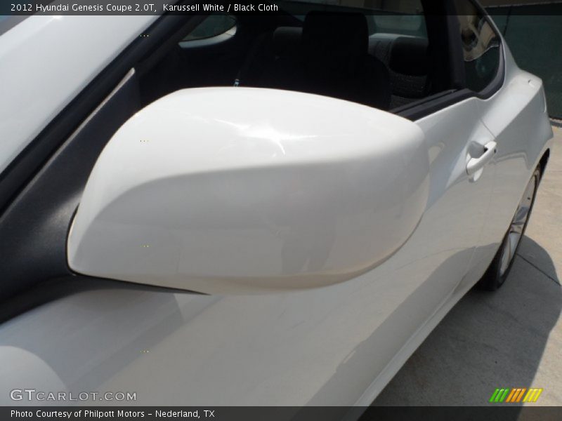 Karussell White / Black Cloth 2012 Hyundai Genesis Coupe 2.0T