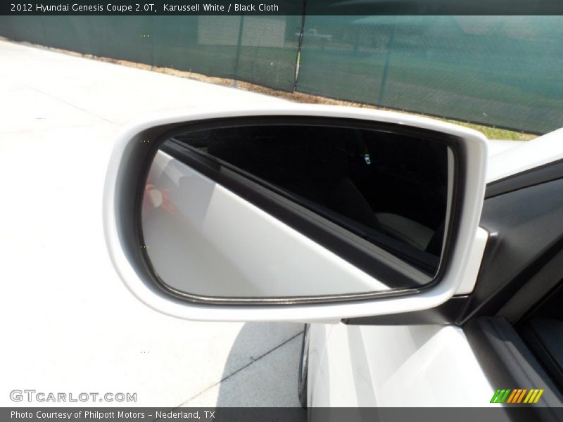 Karussell White / Black Cloth 2012 Hyundai Genesis Coupe 2.0T