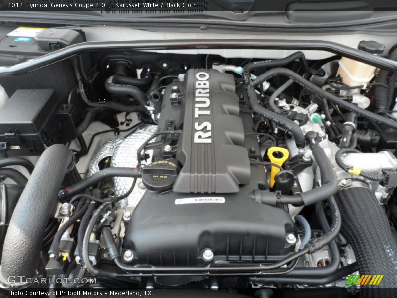  2012 Genesis Coupe 2.0T Engine - 2.0 Liter Turbocharged DOHC 16-Valve Dual-CVVT 4 Cylinder