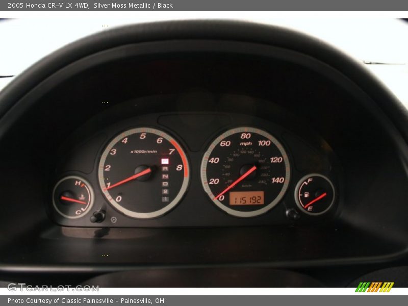Silver Moss Metallic / Black 2005 Honda CR-V LX 4WD
