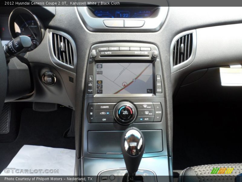 Karussell White / Black Cloth 2012 Hyundai Genesis Coupe 2.0T