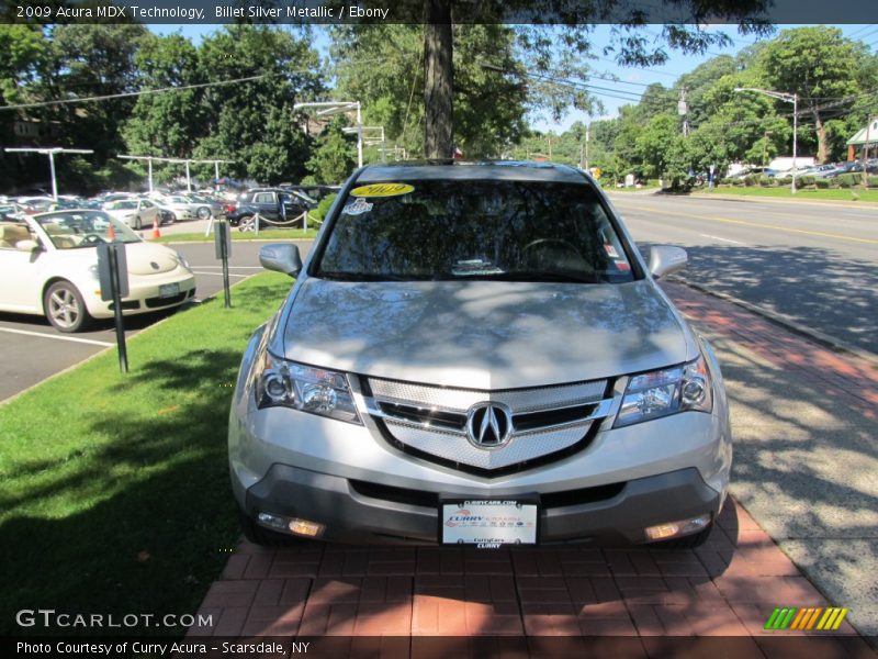 Billet Silver Metallic / Ebony 2009 Acura MDX Technology