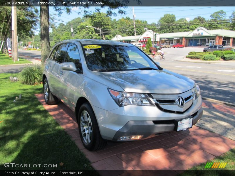 Billet Silver Metallic / Ebony 2009 Acura MDX Technology