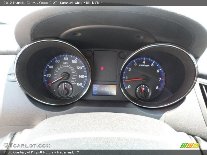  2012 Genesis Coupe 2.0T 2.0T Gauges