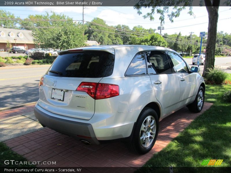 Billet Silver Metallic / Ebony 2009 Acura MDX Technology