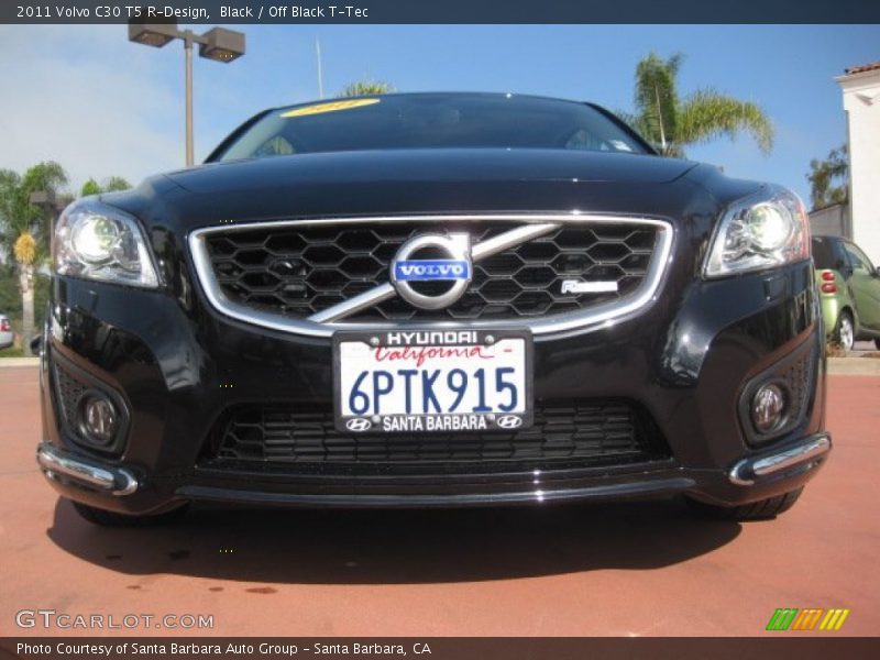 Black / Off Black T-Tec 2011 Volvo C30 T5 R-Design