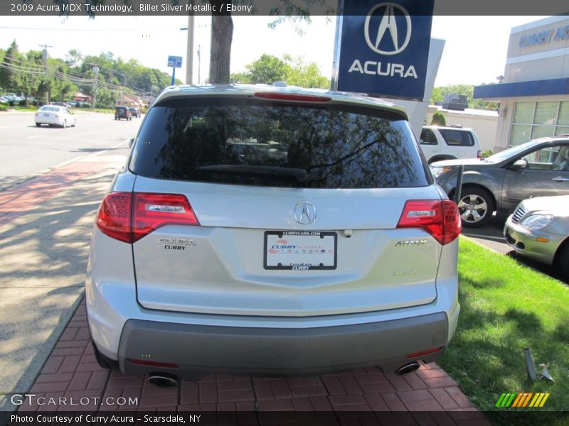 Billet Silver Metallic / Ebony 2009 Acura MDX Technology