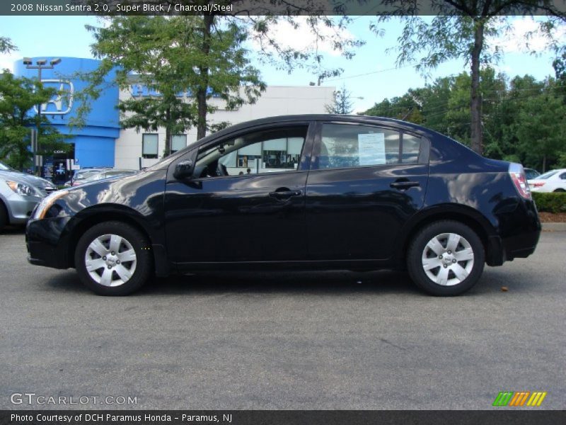Super Black / Charcoal/Steel 2008 Nissan Sentra 2.0