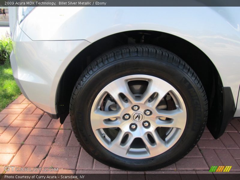 Billet Silver Metallic / Ebony 2009 Acura MDX Technology