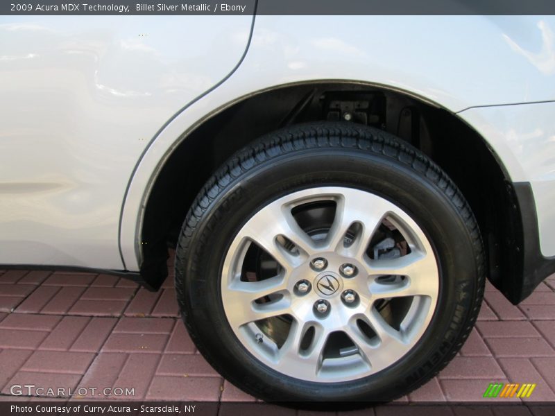 Billet Silver Metallic / Ebony 2009 Acura MDX Technology