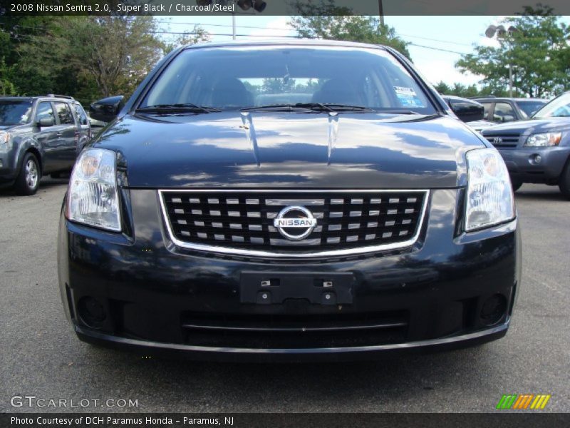 Super Black / Charcoal/Steel 2008 Nissan Sentra 2.0