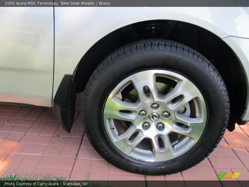 Billet Silver Metallic / Ebony 2009 Acura MDX Technology