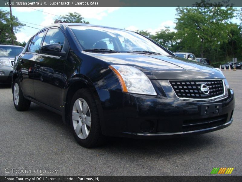 Super Black / Charcoal/Steel 2008 Nissan Sentra 2.0