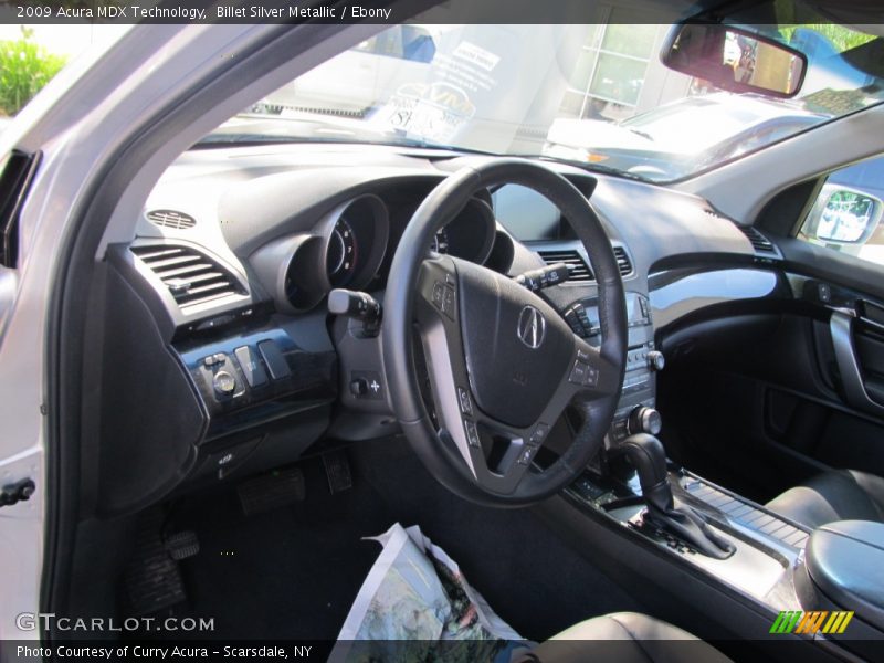 Billet Silver Metallic / Ebony 2009 Acura MDX Technology