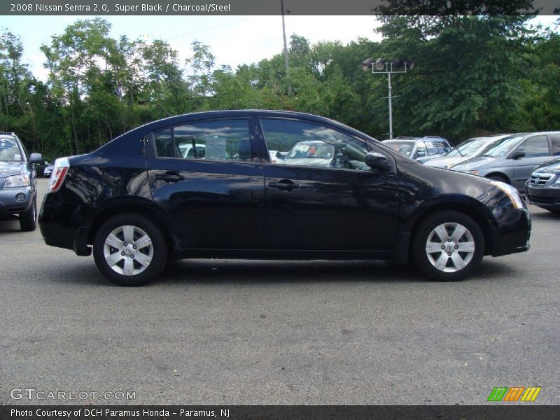 Super Black / Charcoal/Steel 2008 Nissan Sentra 2.0