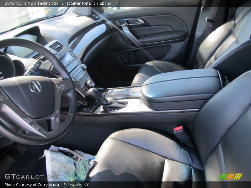 Billet Silver Metallic / Ebony 2009 Acura MDX Technology