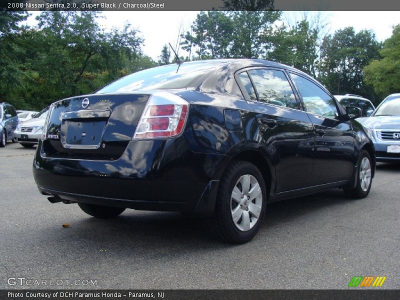 Super Black / Charcoal/Steel 2008 Nissan Sentra 2.0