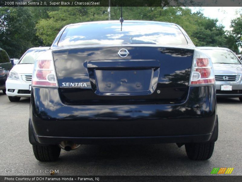 Super Black / Charcoal/Steel 2008 Nissan Sentra 2.0