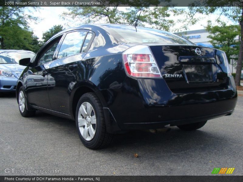 Super Black / Charcoal/Steel 2008 Nissan Sentra 2.0