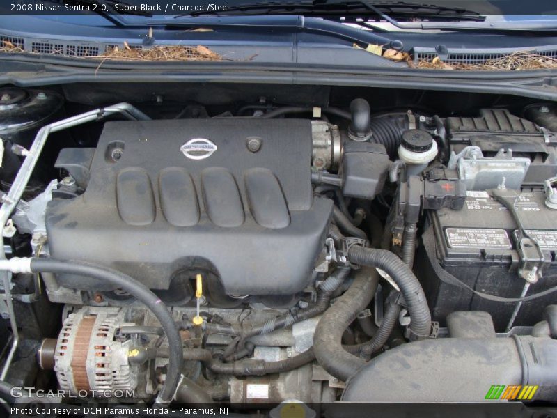Super Black / Charcoal/Steel 2008 Nissan Sentra 2.0
