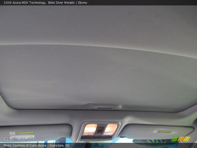 Billet Silver Metallic / Ebony 2009 Acura MDX Technology