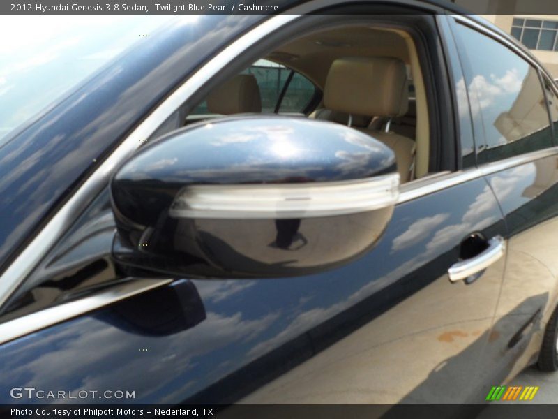 Twilight Blue Pearl / Cashmere 2012 Hyundai Genesis 3.8 Sedan