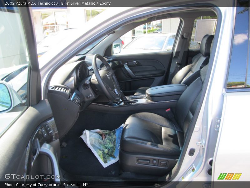 Billet Silver Metallic / Ebony 2009 Acura MDX Technology