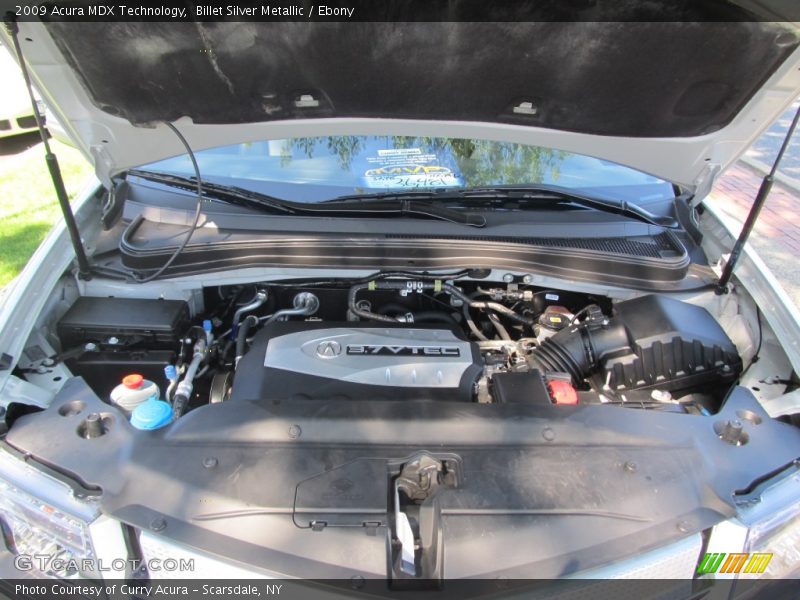 Billet Silver Metallic / Ebony 2009 Acura MDX Technology