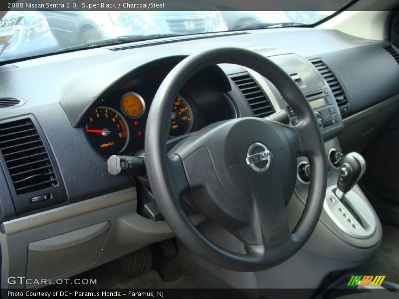 Super Black / Charcoal/Steel 2008 Nissan Sentra 2.0