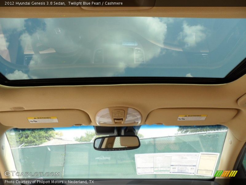 Twilight Blue Pearl / Cashmere 2012 Hyundai Genesis 3.8 Sedan