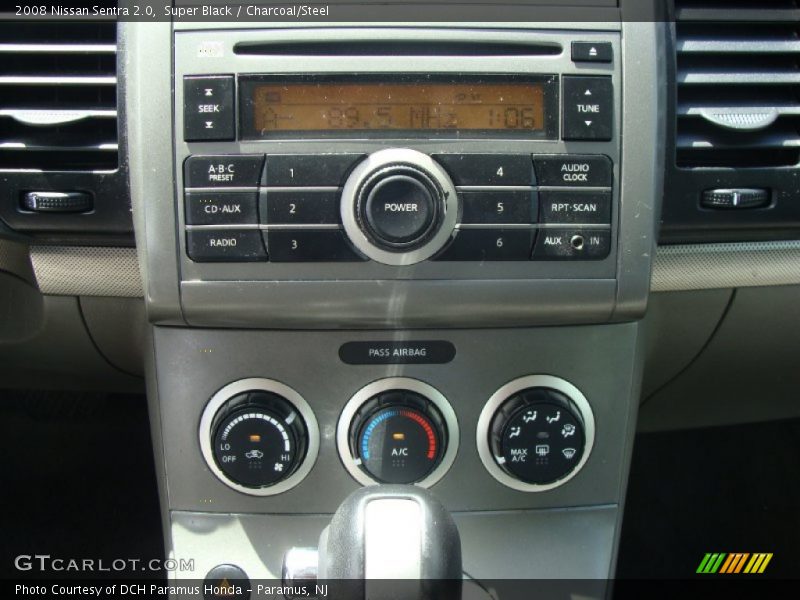 Super Black / Charcoal/Steel 2008 Nissan Sentra 2.0