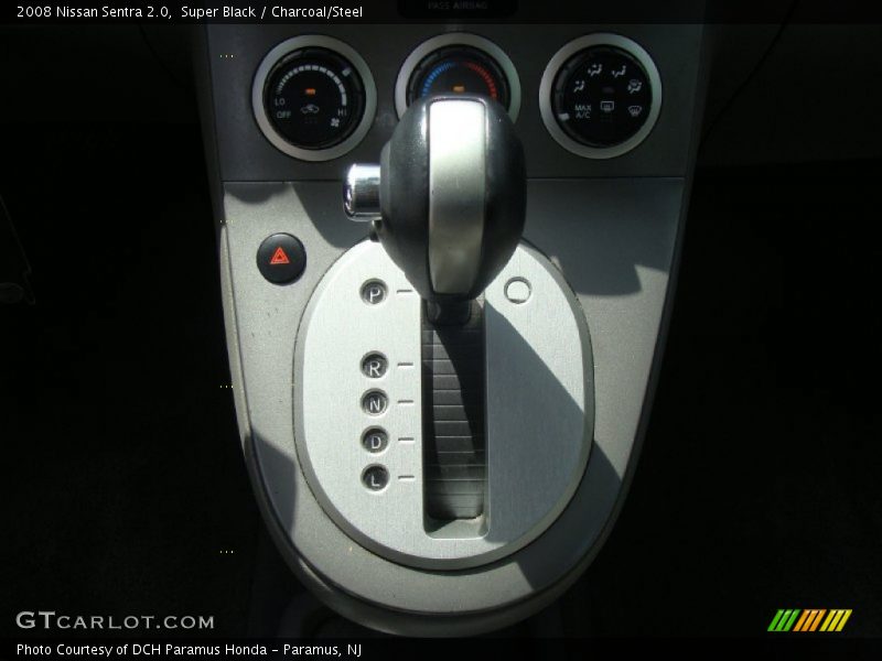 Super Black / Charcoal/Steel 2008 Nissan Sentra 2.0