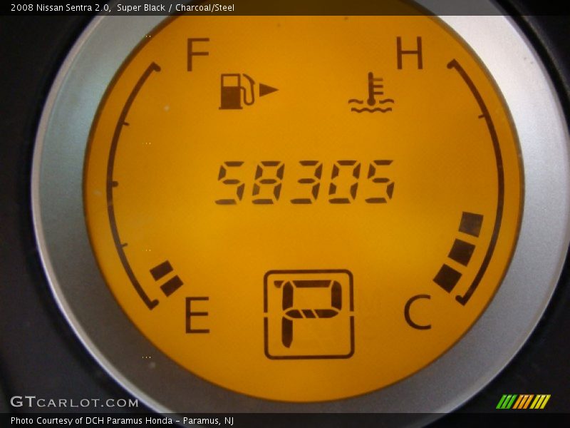 Super Black / Charcoal/Steel 2008 Nissan Sentra 2.0
