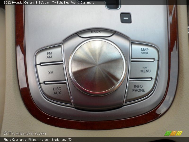 Controls of 2012 Genesis 3.8 Sedan