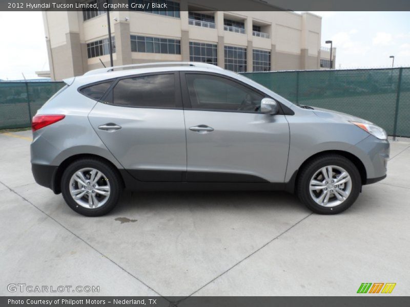 Graphite Gray / Black 2012 Hyundai Tucson Limited