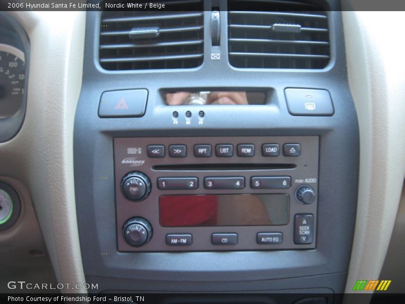 Nordic White / Beige 2006 Hyundai Santa Fe Limited