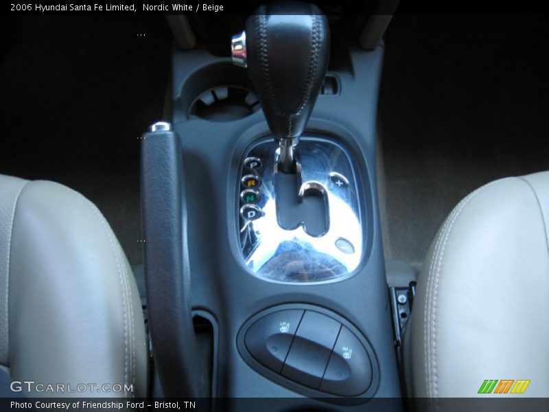 Nordic White / Beige 2006 Hyundai Santa Fe Limited
