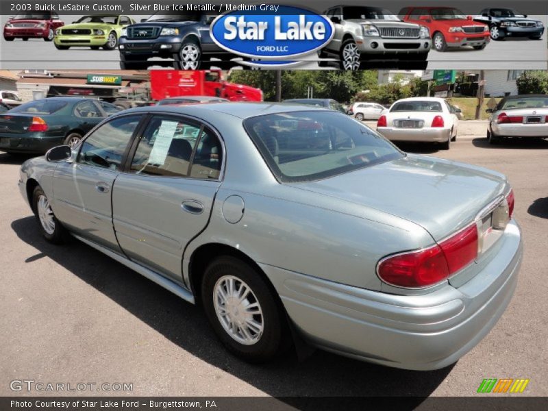 Silver Blue Ice Metallic / Medium Gray 2003 Buick LeSabre Custom