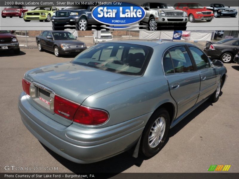 Silver Blue Ice Metallic / Medium Gray 2003 Buick LeSabre Custom