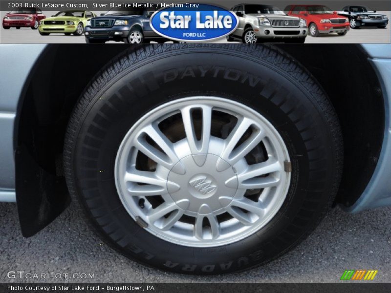 Silver Blue Ice Metallic / Medium Gray 2003 Buick LeSabre Custom