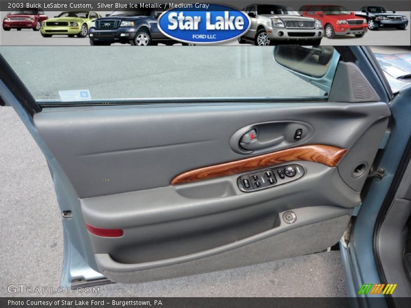 Silver Blue Ice Metallic / Medium Gray 2003 Buick LeSabre Custom