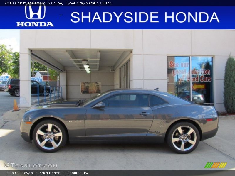 Cyber Gray Metallic / Black 2010 Chevrolet Camaro LS Coupe
