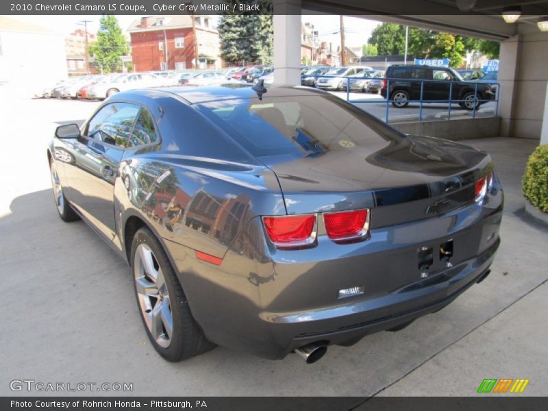 Cyber Gray Metallic / Black 2010 Chevrolet Camaro LS Coupe