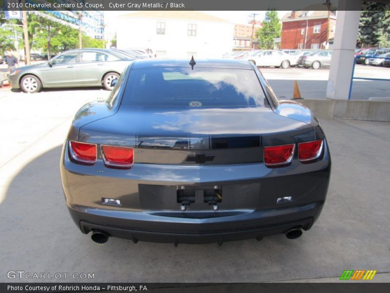 Cyber Gray Metallic / Black 2010 Chevrolet Camaro LS Coupe