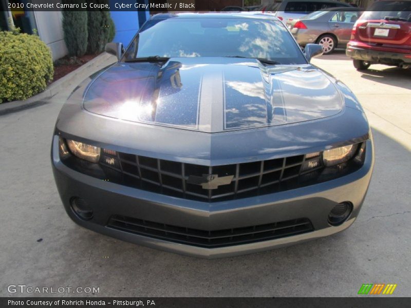 Cyber Gray Metallic / Black 2010 Chevrolet Camaro LS Coupe