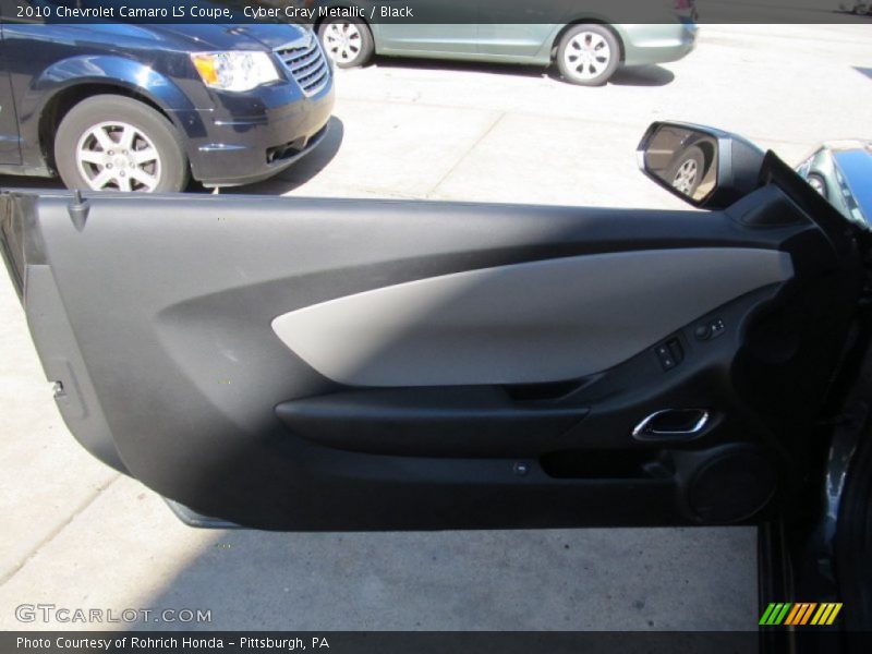 Cyber Gray Metallic / Black 2010 Chevrolet Camaro LS Coupe