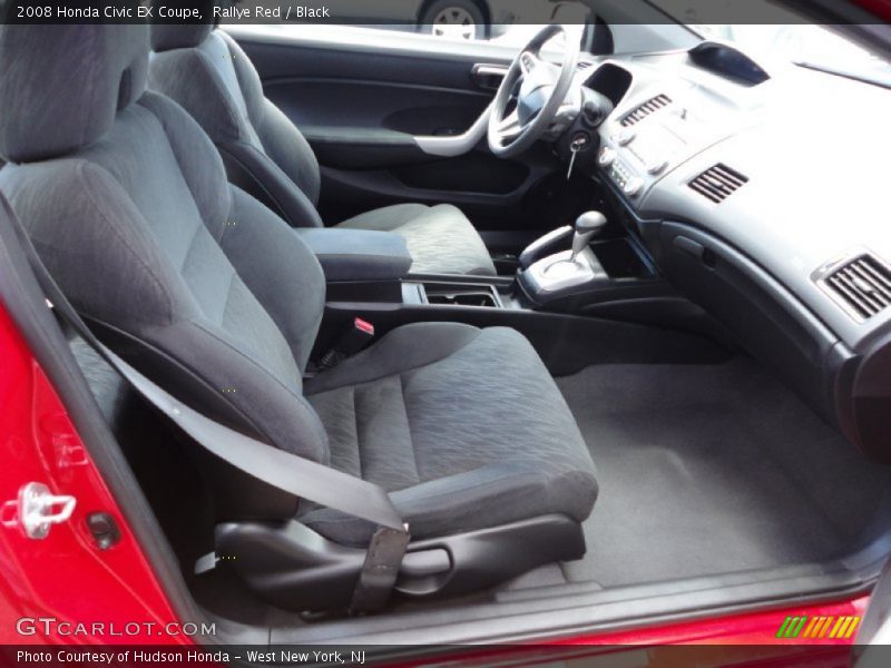 Rallye Red / Black 2008 Honda Civic EX Coupe