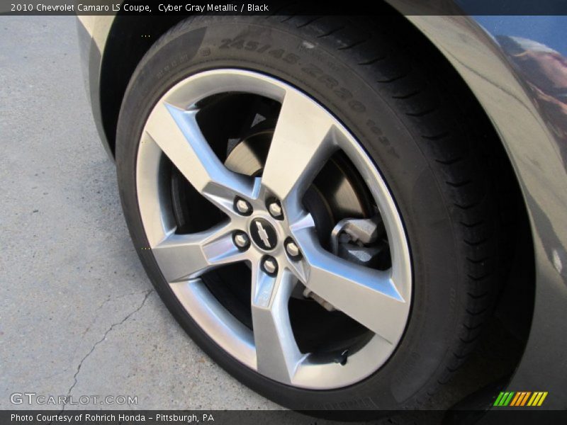 Cyber Gray Metallic / Black 2010 Chevrolet Camaro LS Coupe