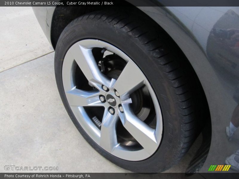 Cyber Gray Metallic / Black 2010 Chevrolet Camaro LS Coupe